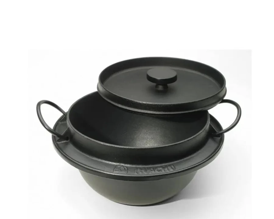 Miya Company 5-Go Cast Iron Rice Cooker – Durable & Traditional Japanese Donabe Pot