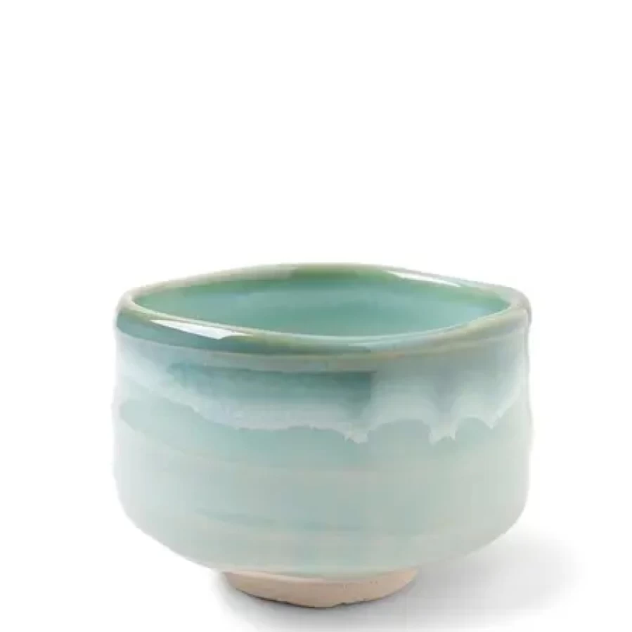 "MIYA COMPANY Premium Matcha Bowl in Seafoam Green – Authentic Japanese Tea Ceremony Set"