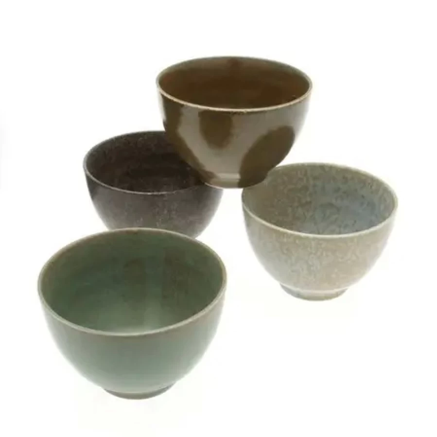 Miya Company 5" Pacific Forest Matte Finish Bowl Set - Durable & Stylish Dining Essentials