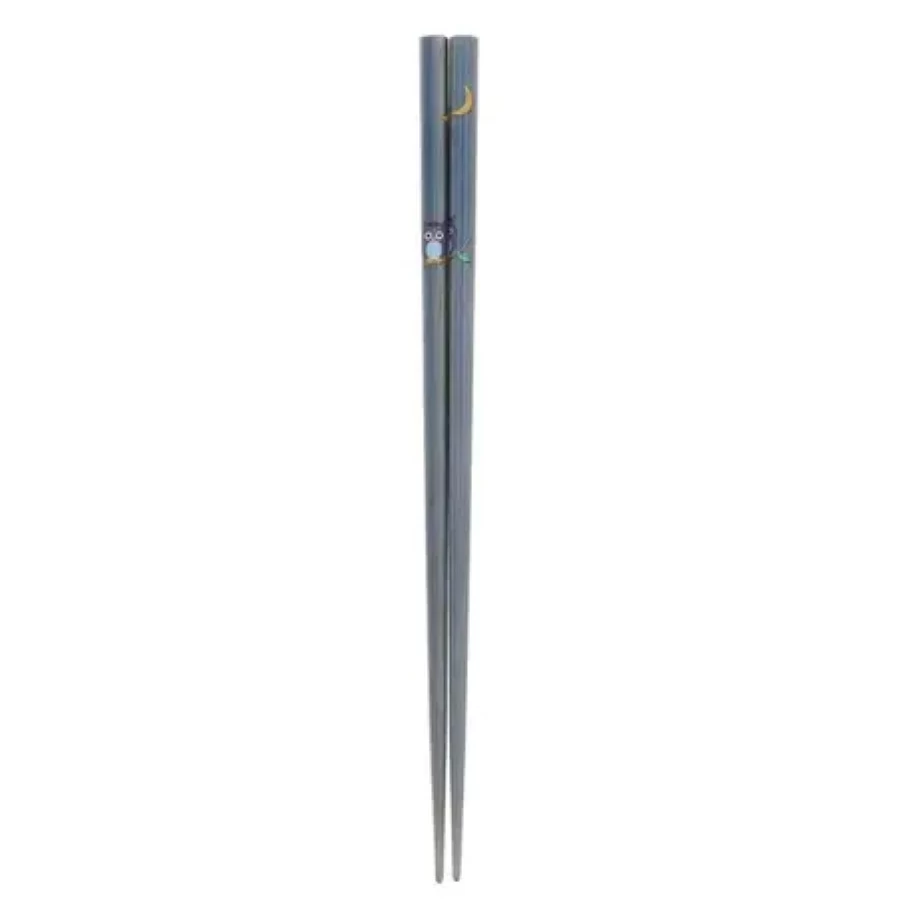 Miya Company Owl Design Blue and Purple Chopsticks – Elegant and Unique Kitchen Utensils