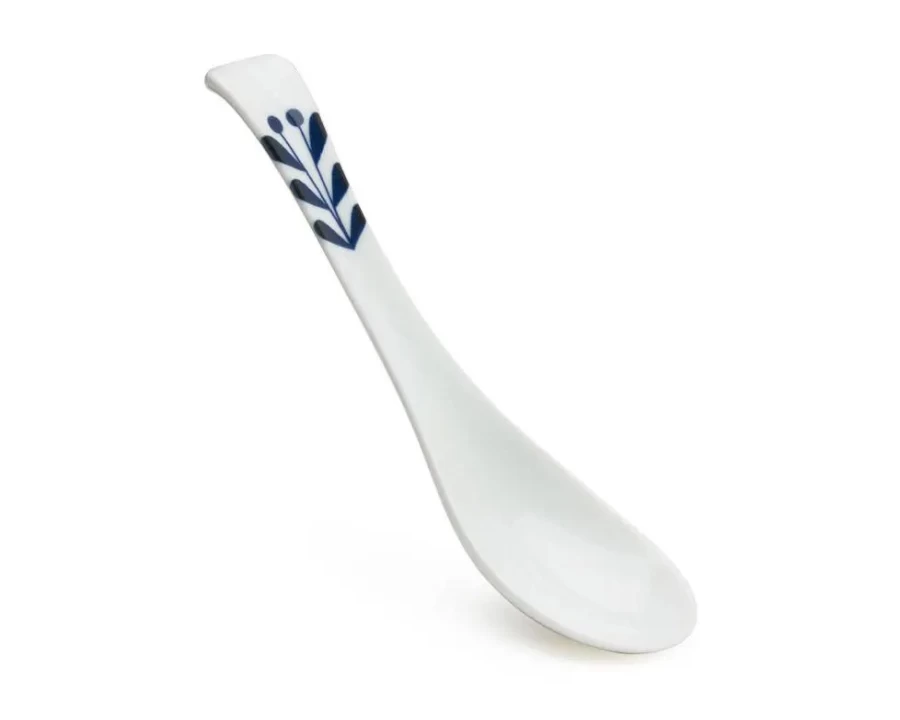 Miya Company Hallo Bloem Premium Soup Spoon Set - Elegant & Durable Dining Essential
