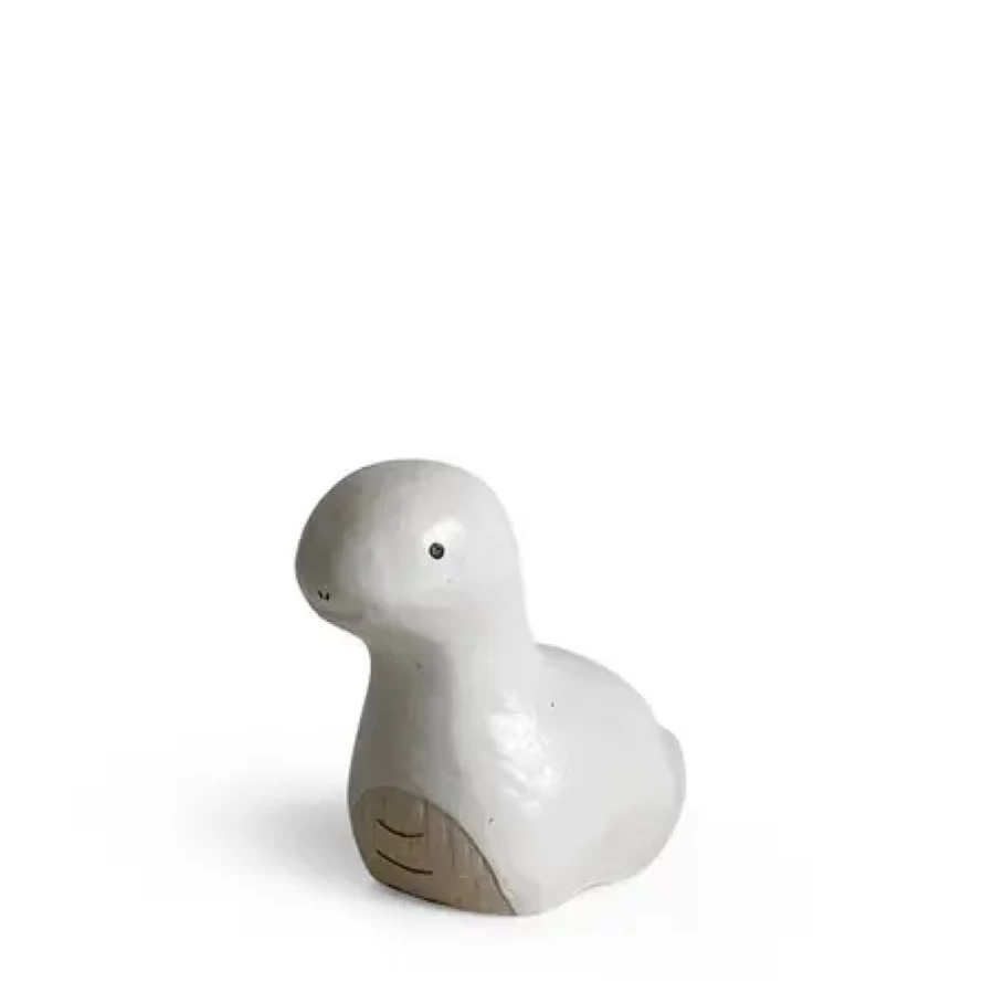 Miya Company T-Lab Wooden Snake Zodiac Animal Figurine - Handcrafted Decorative Collectible
