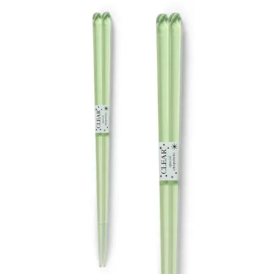 Miya Company Acrylic Light Green Chopsticks - Durable and Stylish Kitchen Utensils