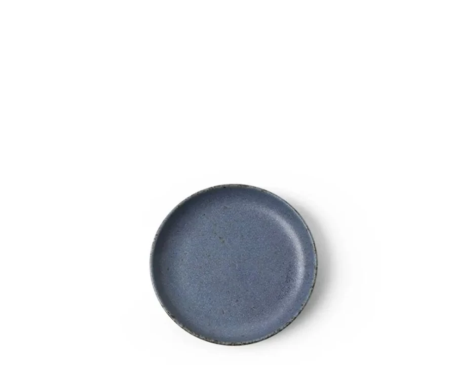 Miya Company Ishi Blue Ceramic Sauce Dish for Sushi and Dipping