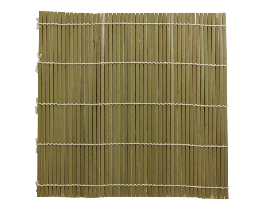 Miya Company 9.5" Bamboo Sushi Rolling Mat - Natural, Reusable & Eco-Friendly Sushi Maker for Perfect Homemade Sushi Rolls