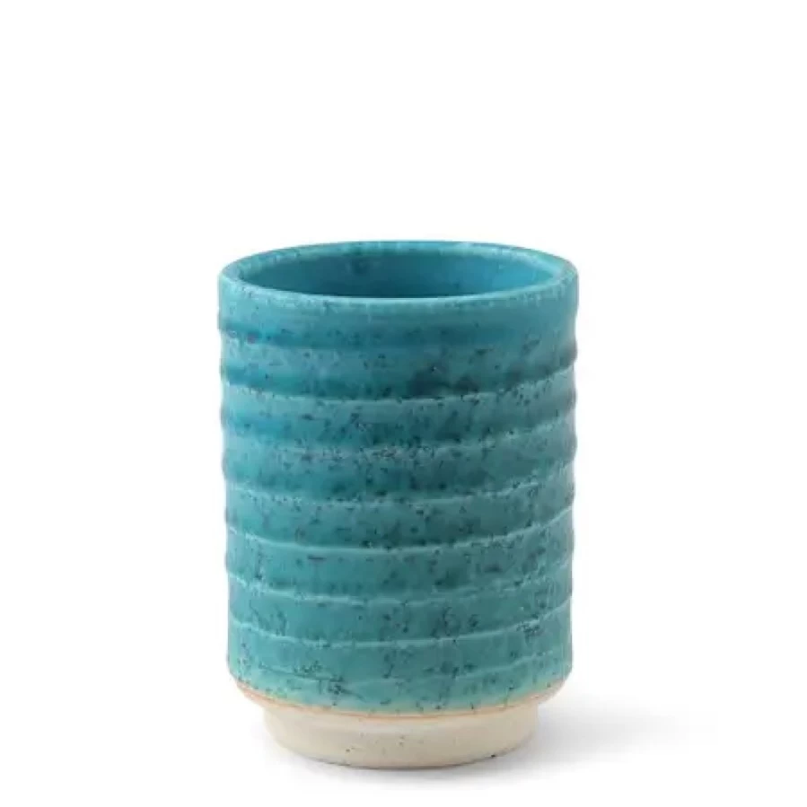 "Miya Company Teacup - Stunning Turquoise Blue Ceramic Cup for Tea Lovers"