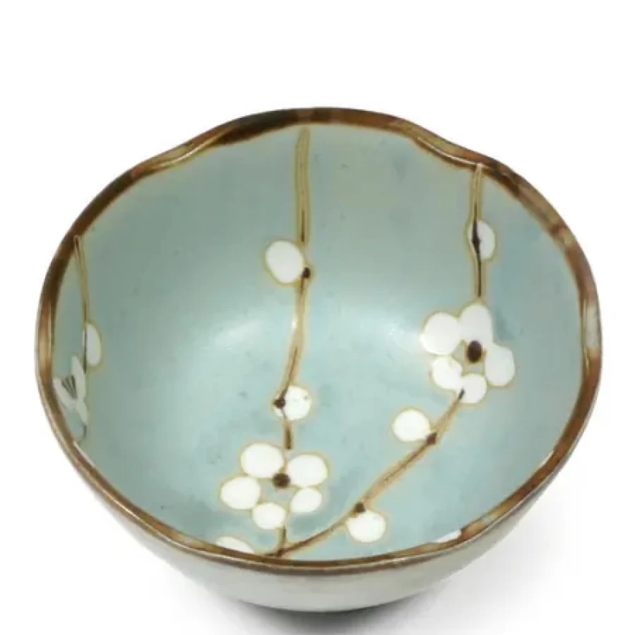 Miya Company 3.5" Spring Blossoms Ceramic Sauce Bowl for Desserts & Dips