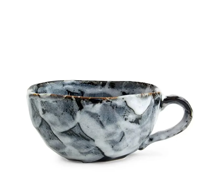 Miya Company Black Boulder Mug - Durable Camping Coffee Cup for Outdoor Enthusiasts