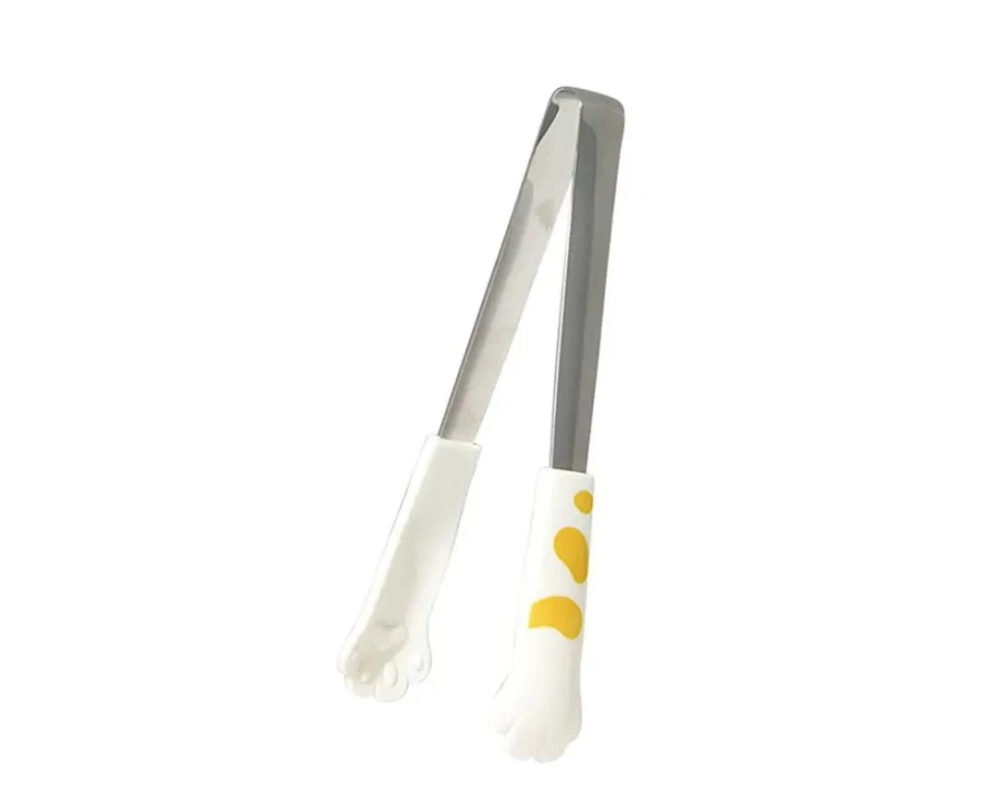 Miya Company Cat Paw Tongs - Small Silicone Kitchen Utensils for Cooking, Baking, and Serving