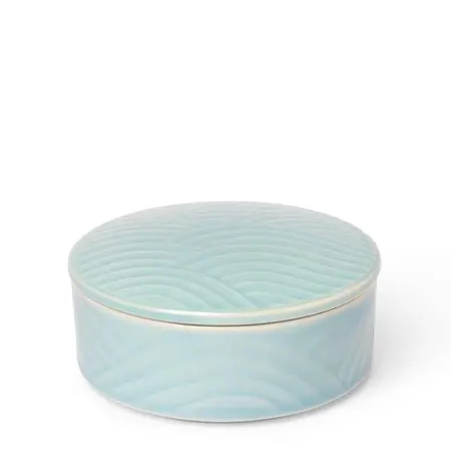 "Miya Company Himari Light Blue Bowl With Lid - Durable & Stylish Cover Bowl"