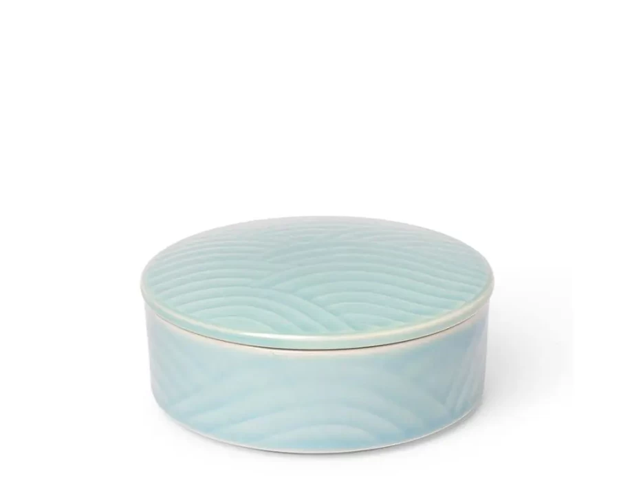 "Miya Company Himari Light Blue Bowl With Lid - Durable & Stylish Cover Bowl"