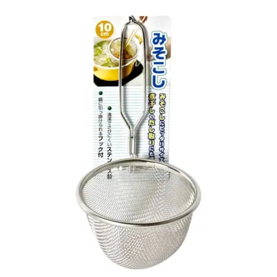 Premium Miso Strainer by Miya Company – Fine Mesh Kitchen Sieve for Perfect Miso Soup & Broth