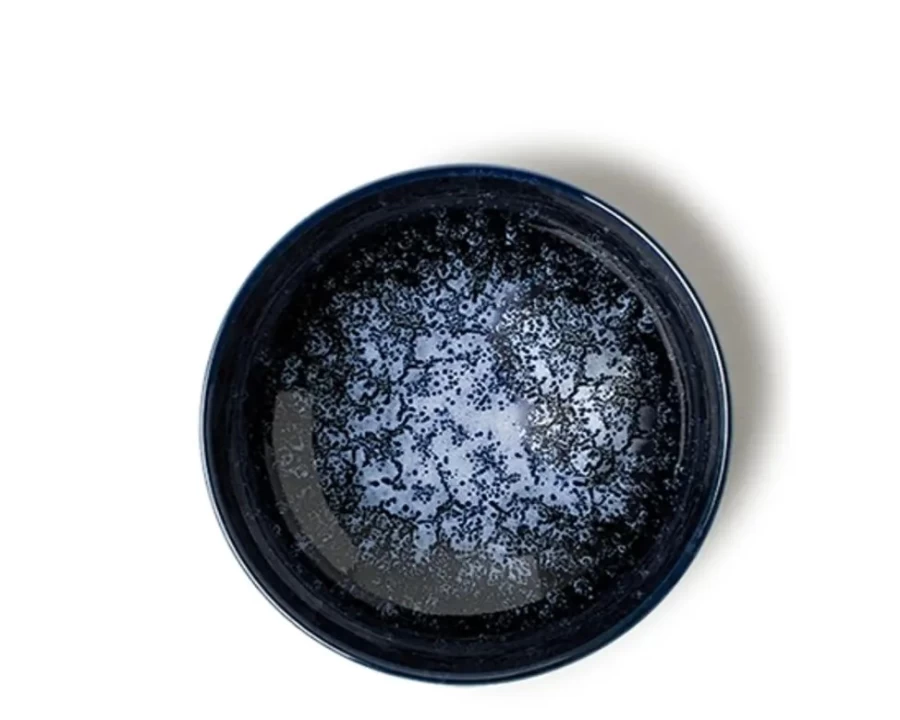 Miya Company Uchuu Deep Blue 6-Inch Ceramic Bowl for Dining & Decor