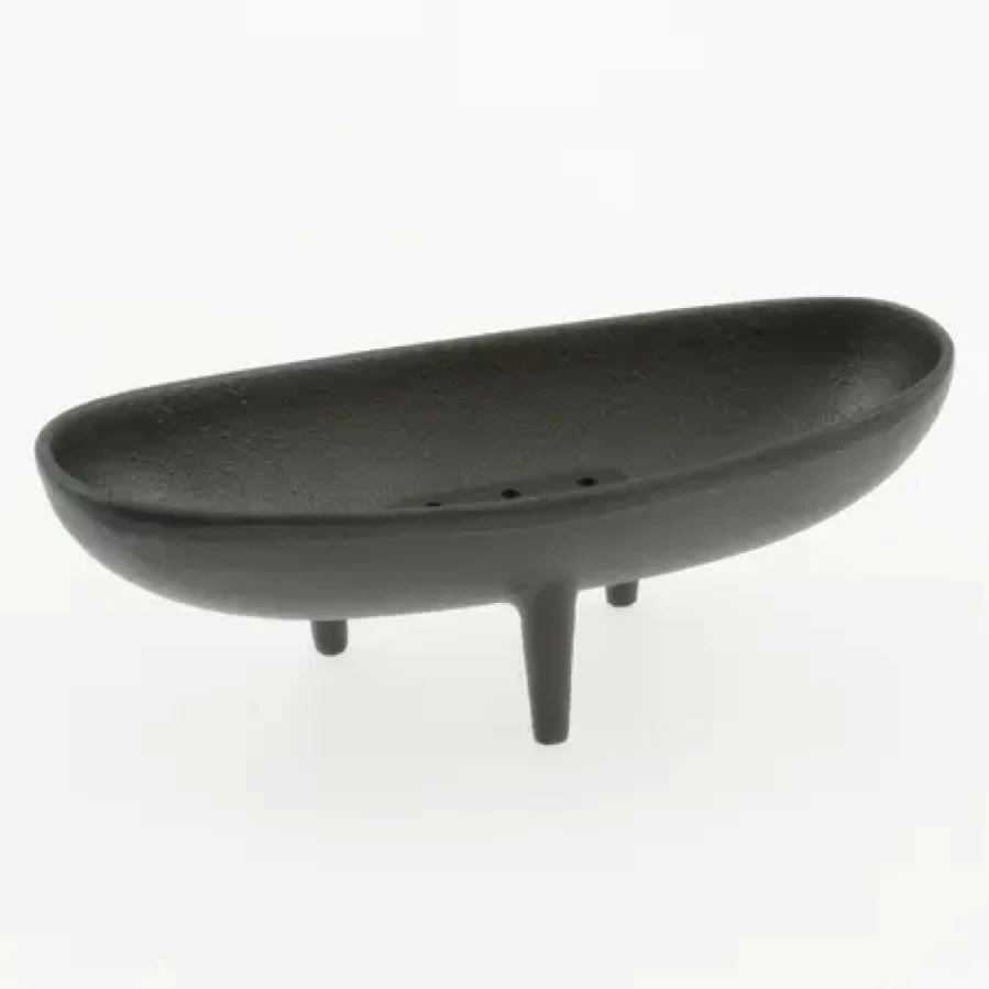 "Elegant Ellipse Tripod Incense Holder by Miya Company - Premium Aromatherapy Accessory"
