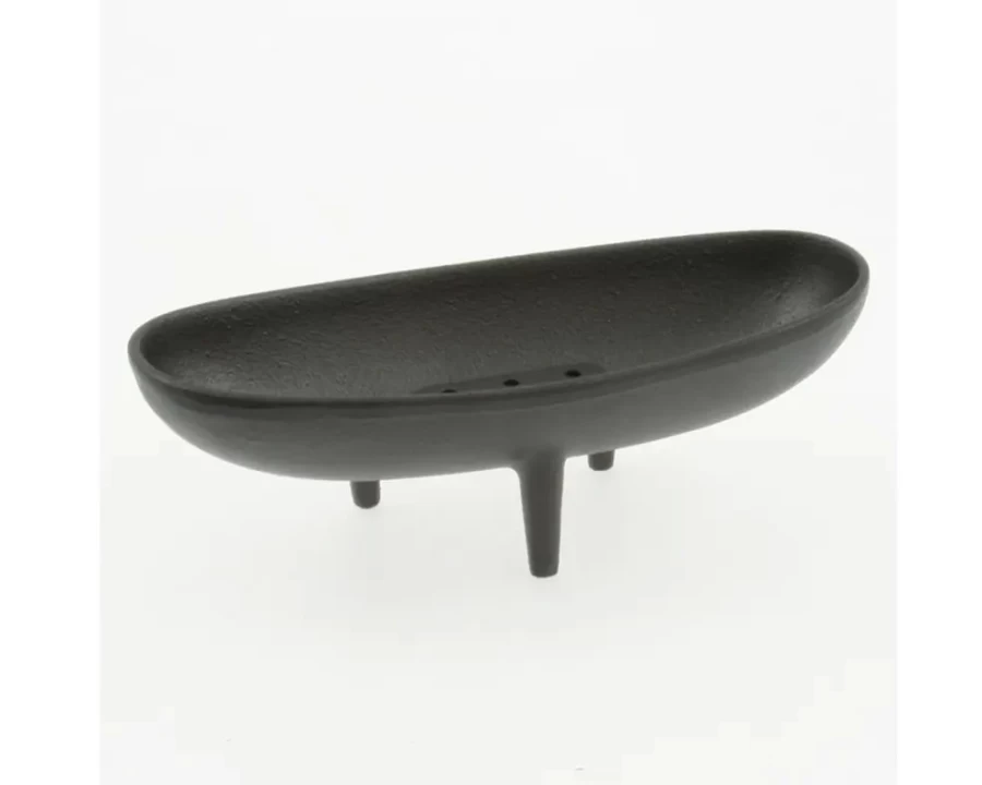 "Elegant Ellipse Tripod Incense Holder by Miya Company - Premium Aromatherapy Accessory"