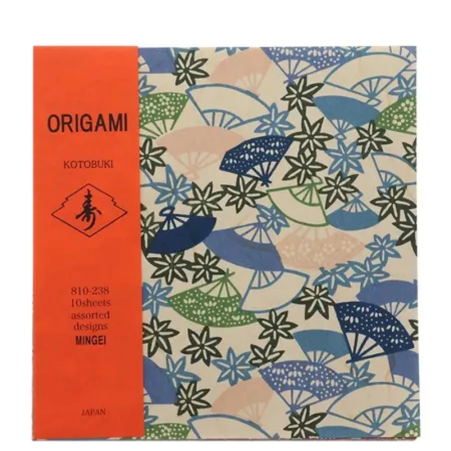 Miya Company Origami Paper 6 Inch Assorted Colors for DIY Craft and Art Projects