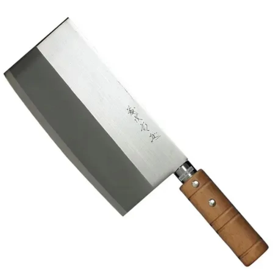 "Miya Company Premium Round Handle Chopping Knife - High-Quality Kitchen Chef Knife for Professional & Home Use"
