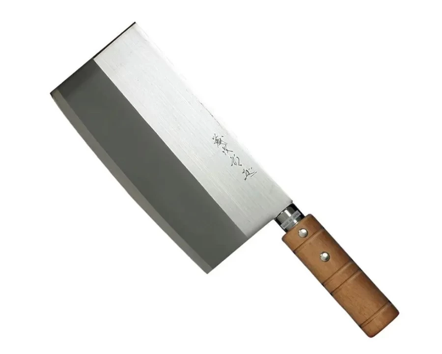 "Miya Company Premium Round Handle Chopping Knife - High-Quality Kitchen Chef Knife for Professional & Home Use"