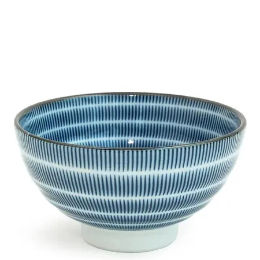 Miya Company Navy Blue 4.5-Inch Rice Bowl - Sen Colors Ceramic Dish for Dining & Serving