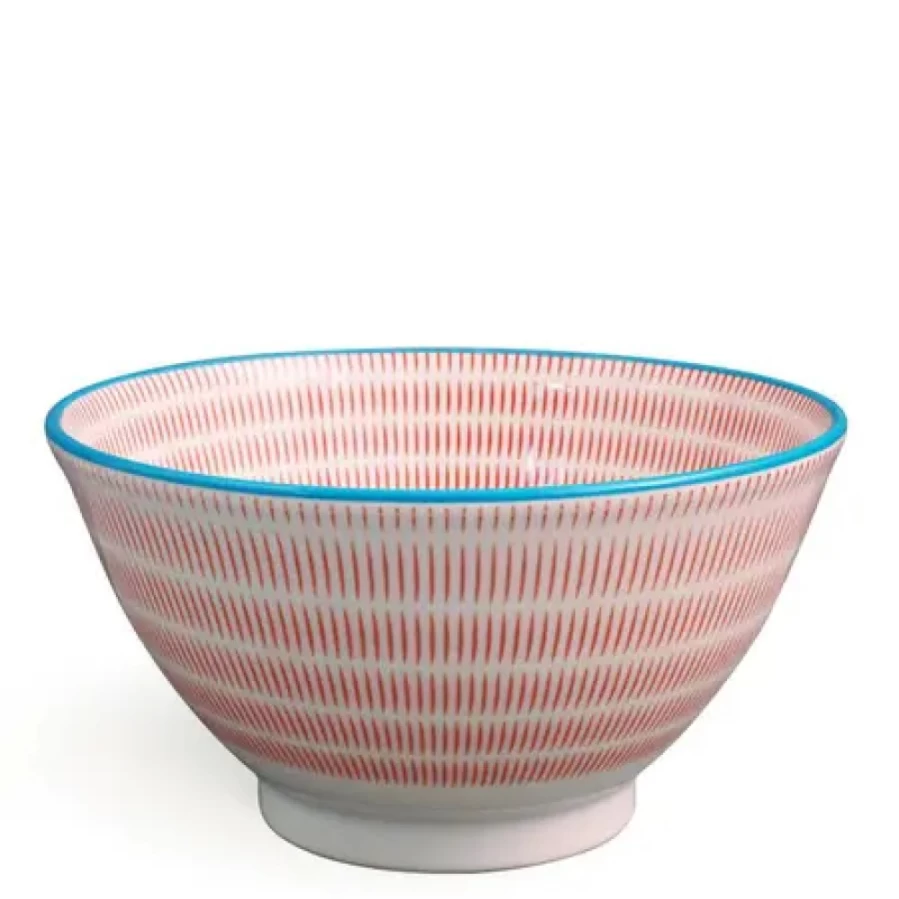 Miya Company 7.5" Red Noodle Bowl - Sen Colors Collection