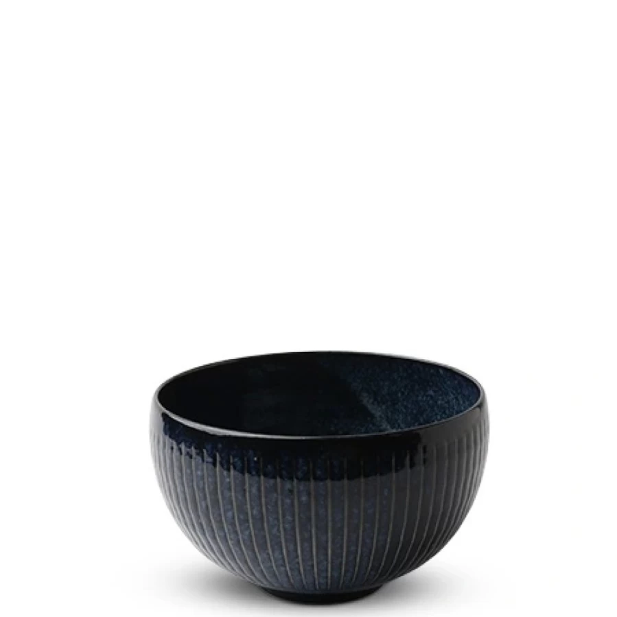 Miya Company Blue Namako Tokusa 5 Inch Ceramic Bowl - Handcrafted Japanese Style Dishware