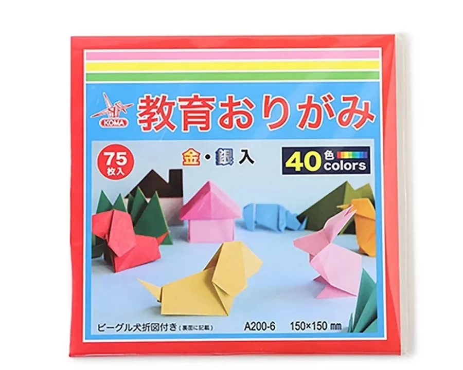 Miya Company Origami Paper 6 Inch Assorted Colors - Premium Folding Sheets for DIY Crafts and Art Projects