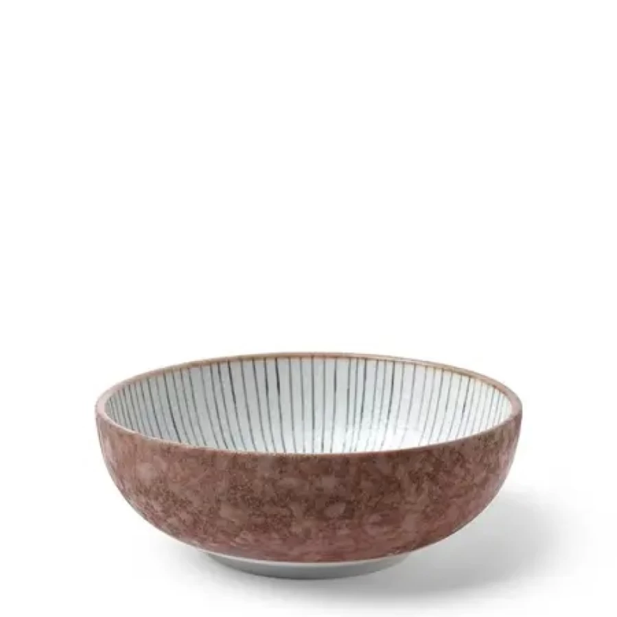 Miya Company Tokusa Gray 6-Inch Ceramic Bowl – Durable Stoneware Dish for Dining & Serving