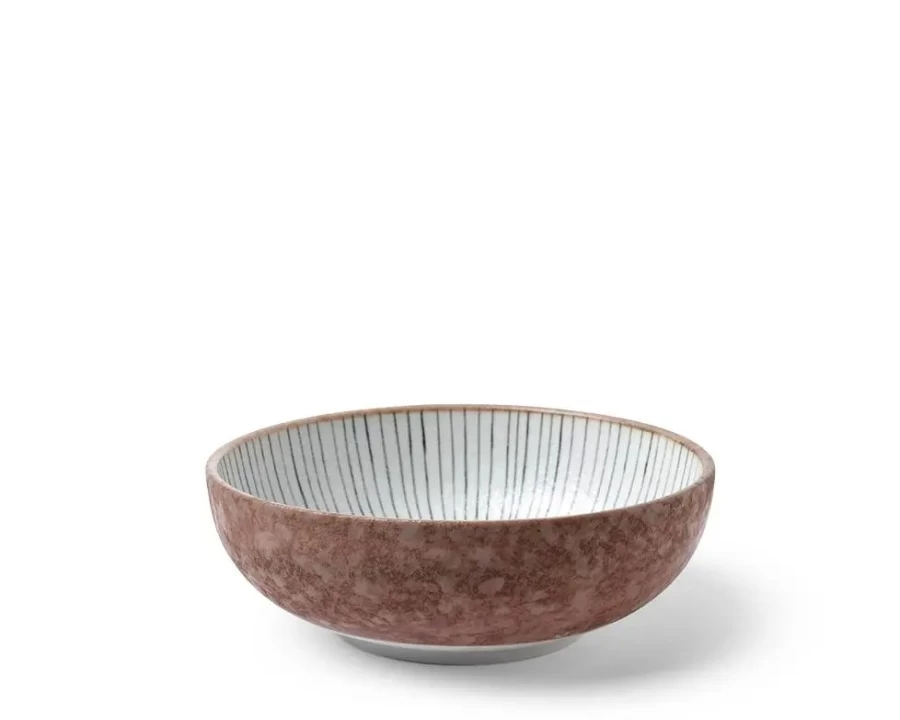 Miya Company Tokusa Gray 6-Inch Ceramic Bowl – Durable Stoneware Dish for Dining & Serving