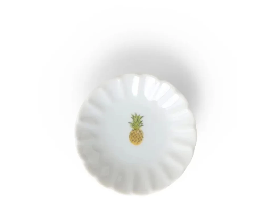 Miya Company Pineapple-Shaped Kudamono Sauce Dish for Stylish Tableware