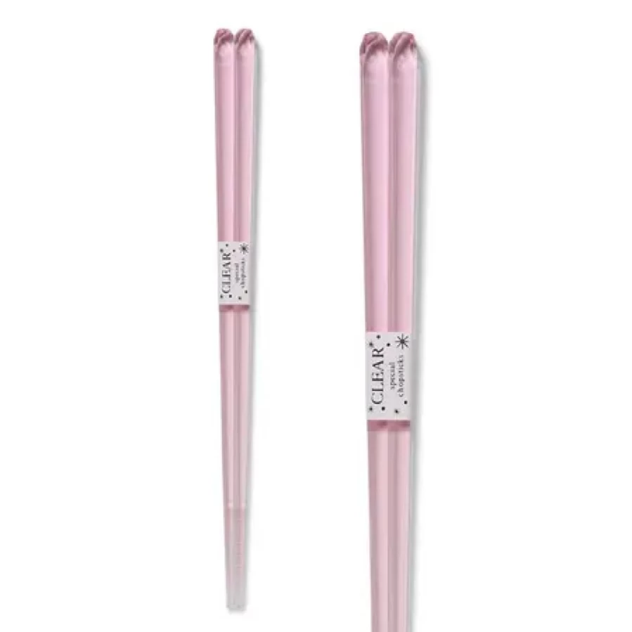 "MIYA COMPANY Acrylic Pink Chopsticks - Durable and Stylish Kitchen Utensils"