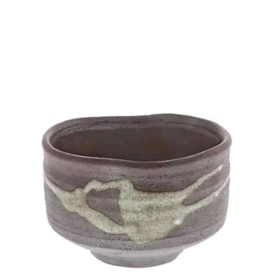 "MIYA COMPANY Premium Matcha Bowl – Handcrafted from Volcanic Ash for Authentic Tea Ceremony"