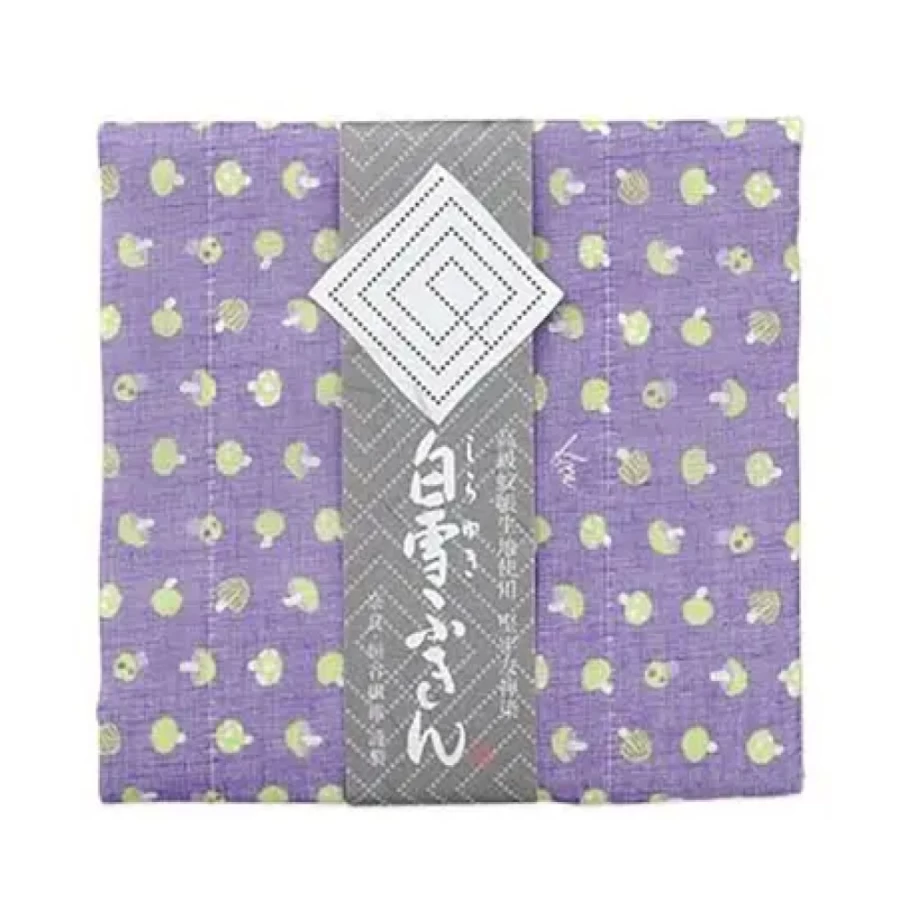 Miya Company Violet Fuukin Mushroom Towel - Soft, Absorbent Bath Towel for Spa and Home