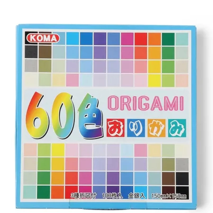 Miya Company Origami Paper 6 Inch Assorted Colors - Premium Quality Folding Paper for Crafts and DIY Projects