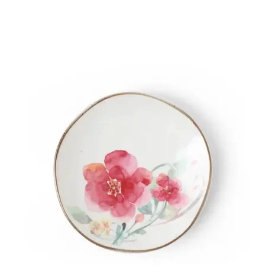 Miya Company Floral Mini Plate - Vibrant Magento Design for Dining & Decor