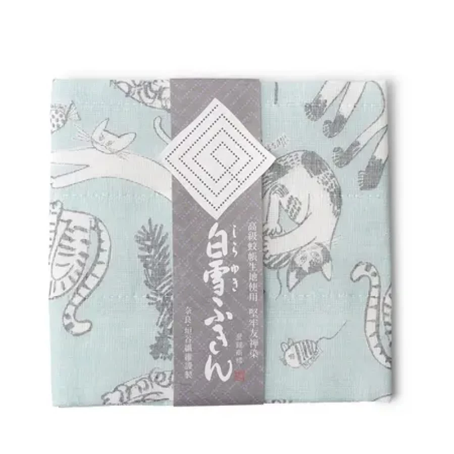 Miya Company Blue Cat Towel - Soft and Absorbent Pet Towel for Cats