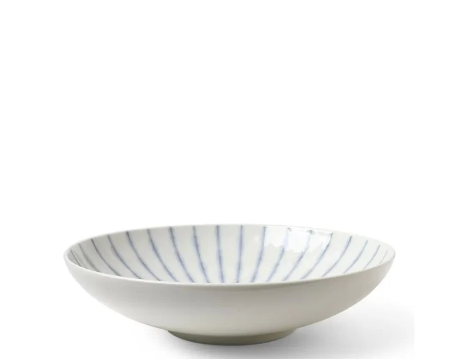 Miya Company Tokusa 11.25 Inch Lavender Serving Bowl - Elegant Dining Tableware for Entertaining