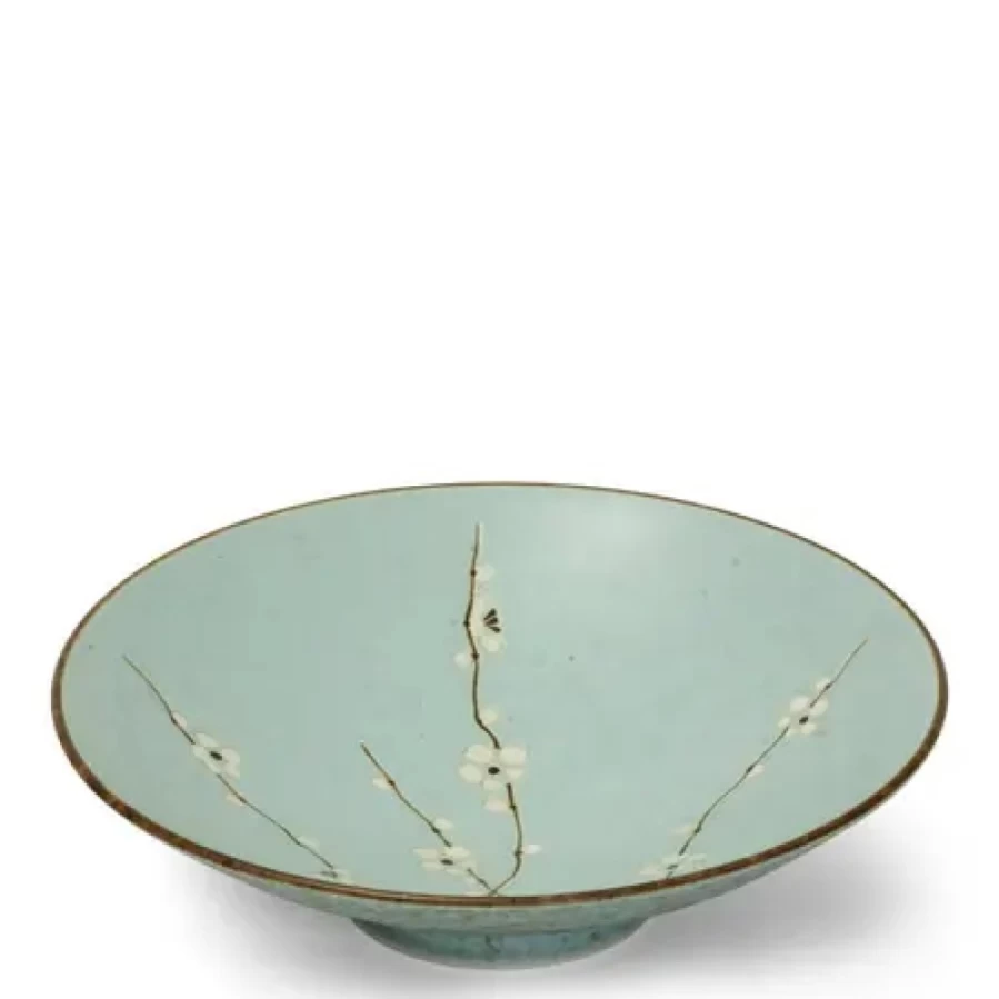 Miya Company Spring Blossoms 11-Inch Ceramic Serving Bowl for Dining & Entertaining