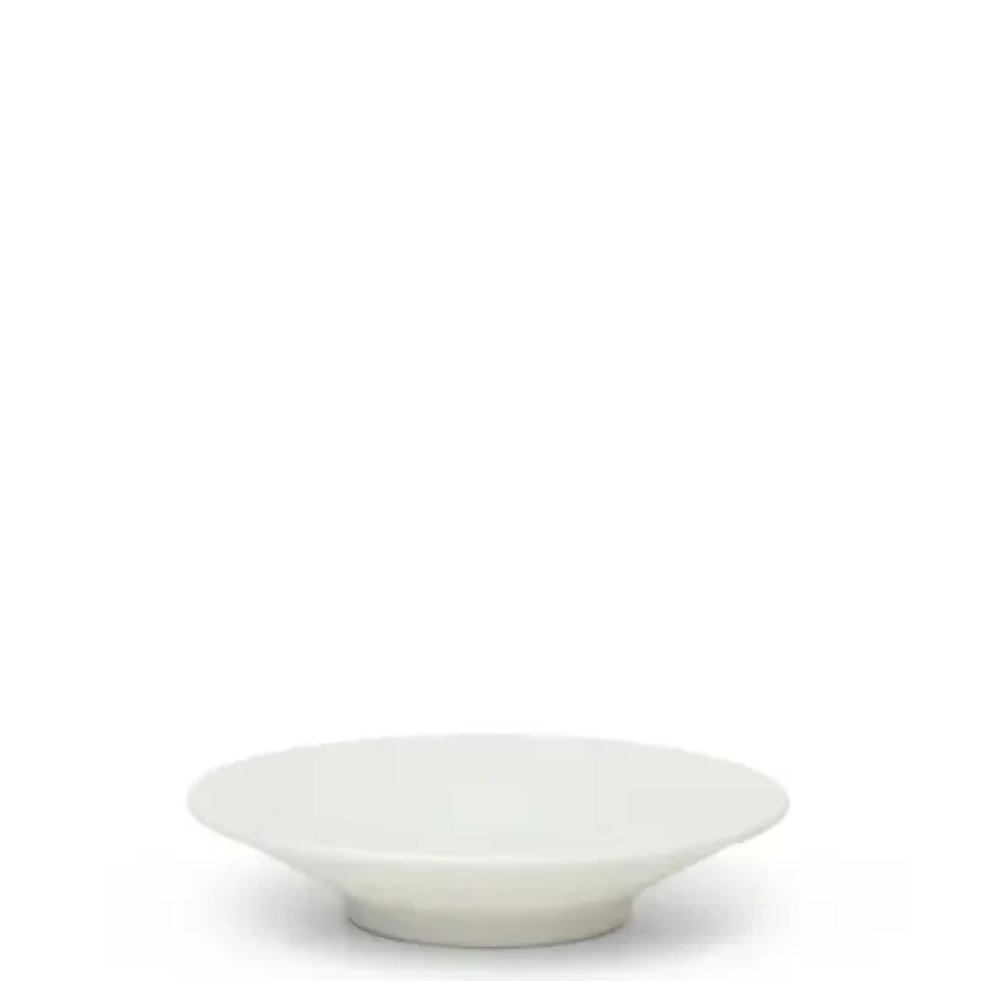 Miya Company White Sky 6-Inch Ceramic Shallow Bowl – Elegant Dining & Serving Dish