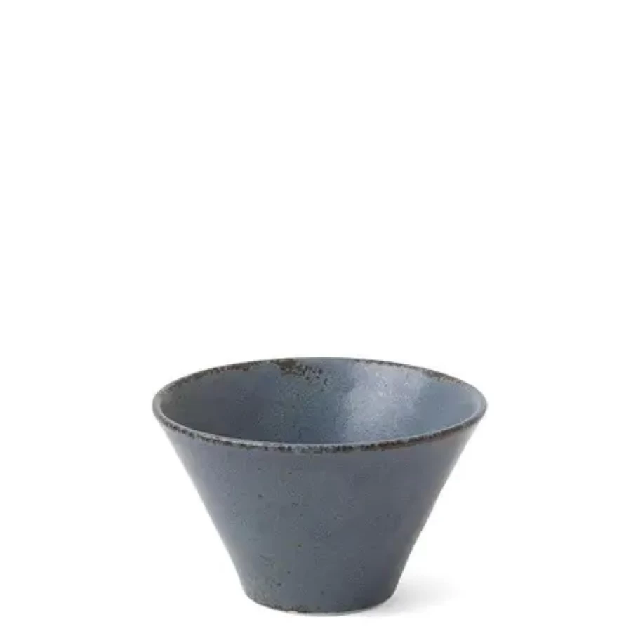 Miya Company Ishi Blue 3.75 Inch Ceramic Sauce Bowl – Small Decorative Serving Dish for Condiments & Dipping