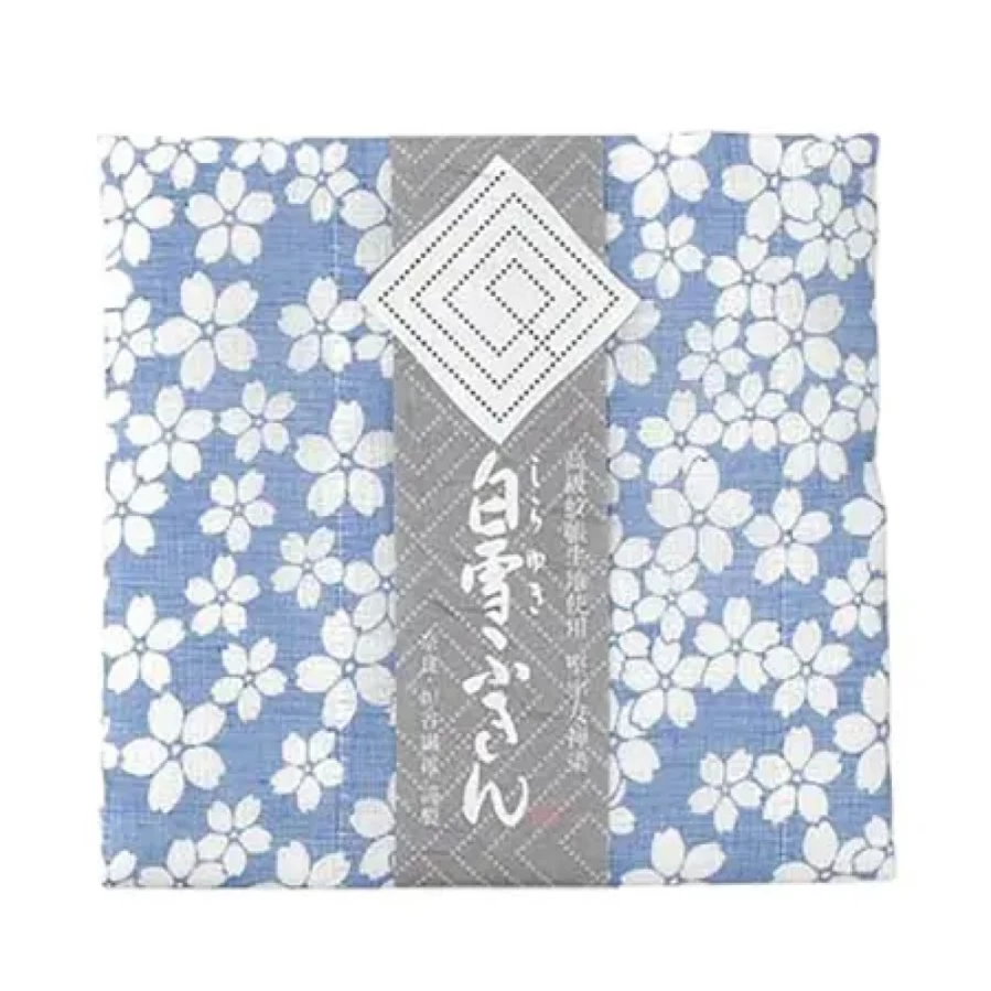 Miya Company Sakura Blue Towel - Soft, Absorbent Bath Towel for Spa & Home