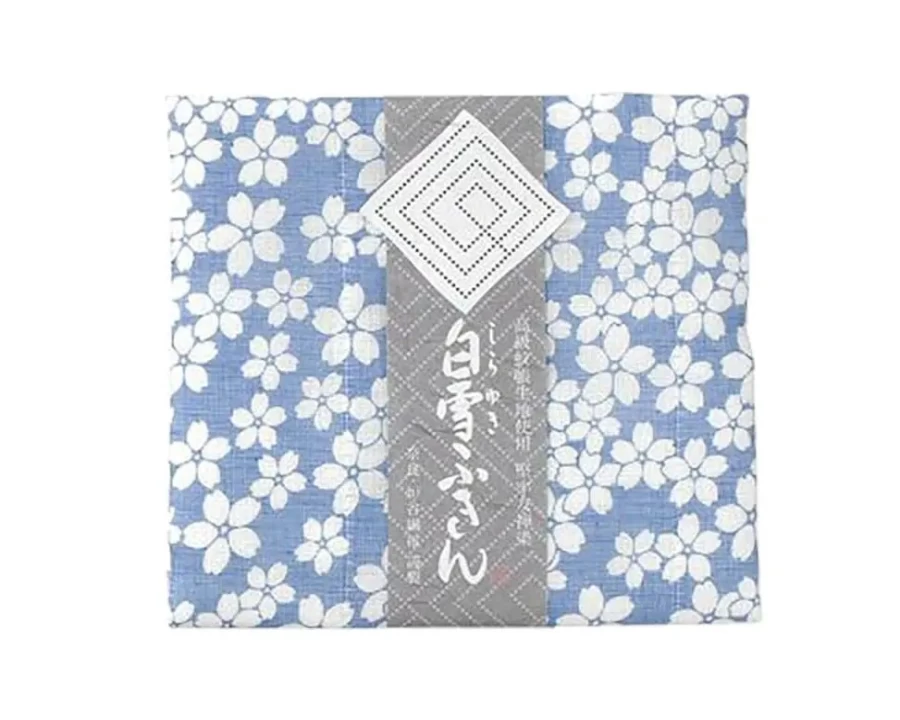 Miya Company Sakura Blue Towel - Soft, Absorbent Bath Towel for Spa & Home