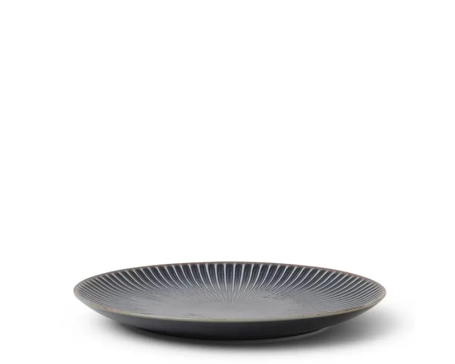 Miya Company Navy Blue 9.25 Inch Ceramic Plate – Aiya Collection Dinnerware