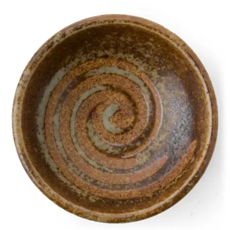 Miya Company 4" Blue Sand Crackle Ceramic Sauce Dish for Gourmet Dining
