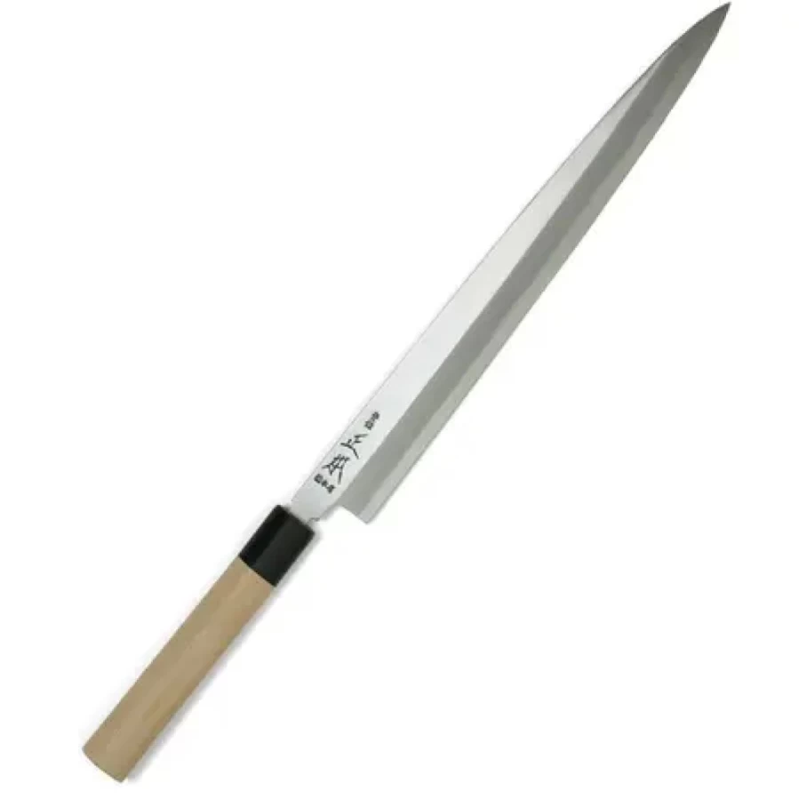 Miya Company Masamoto Hongasumi Yanagiba Sashimi Knife 11.5 Inch High Carbon Steel Japanese Sushi Chef Blade