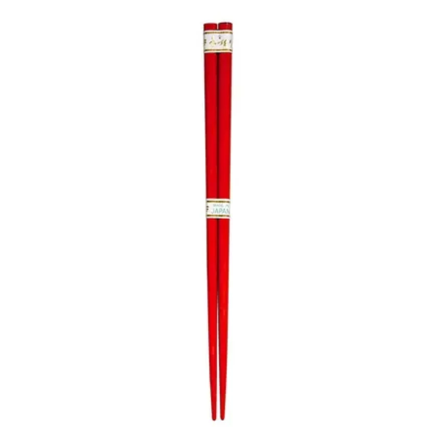 Premium Red Lacquered Chopsticks - Elegant Japanese Dining Utensils by Miya Company