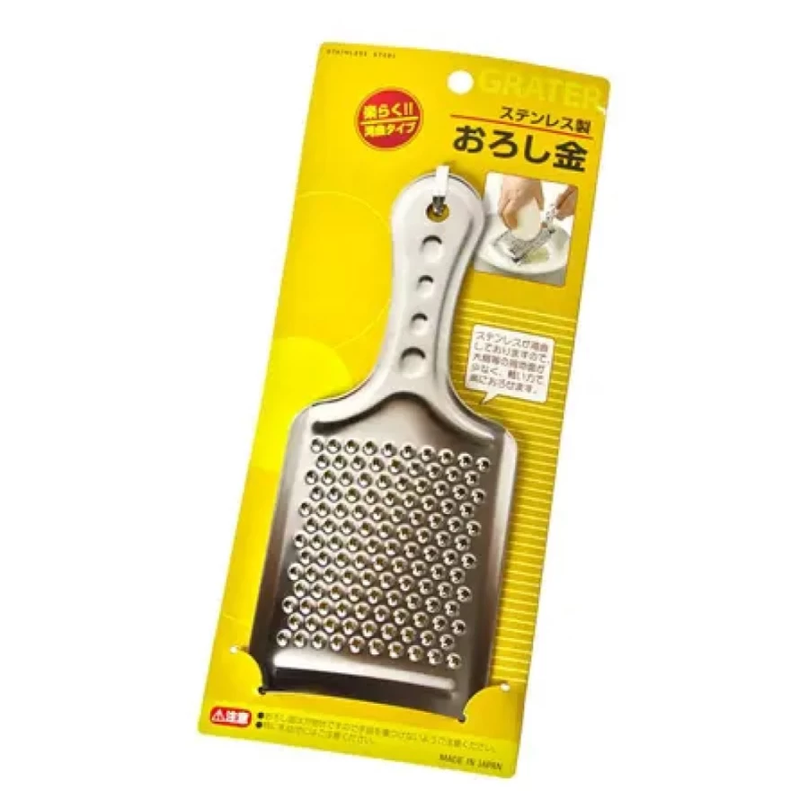 "Premium Stainless Steel Grater - Durable Kitchen Tool by Miya Company for Cheese, Vegetables & More"