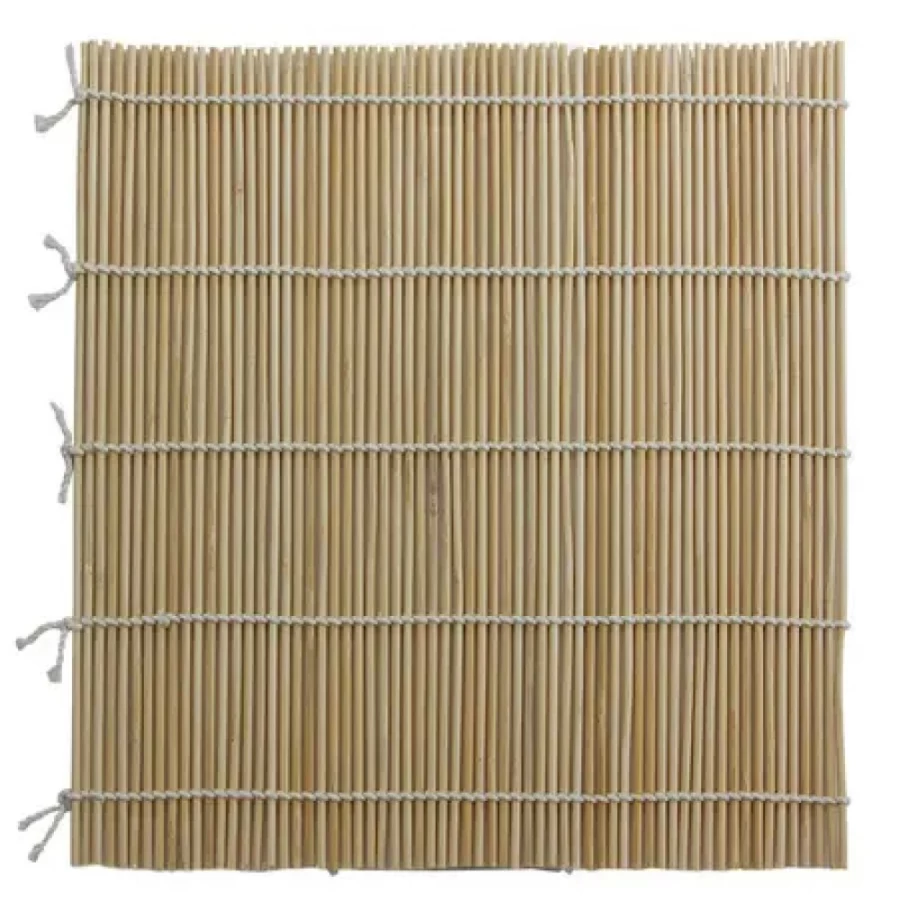 Miya Company 9.5 Inch Bamboo Sushi Rolling Mat - Reusable & Eco-Friendly Sushi Maker for Perfect Rolls