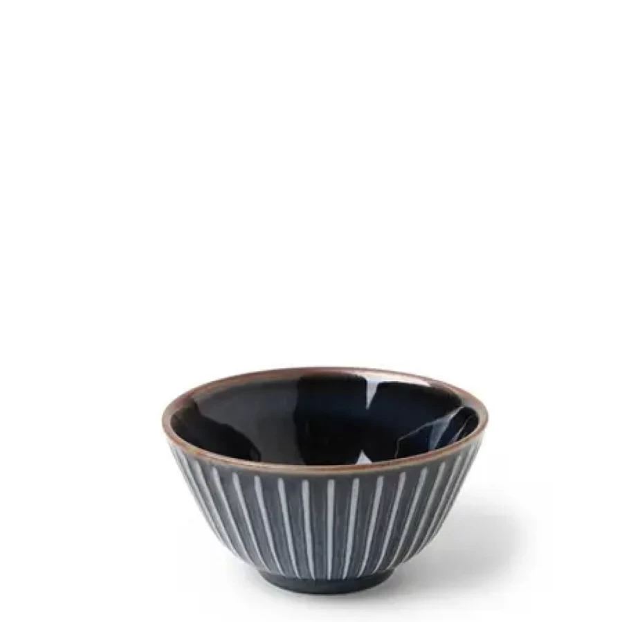 Miya Company Navy Blue 5.5-Inch Rice Bowl – Aiya Premium Ceramic Dishware for Dining