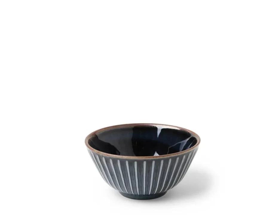 Miya Company Navy Blue 5.5-Inch Rice Bowl – Aiya Premium Ceramic Dishware for Dining