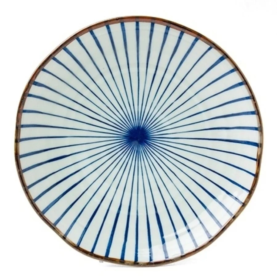 Miya Company Tokusa 9-Inch Ceramic Plate – Durable Dinnerware for Everyday Use